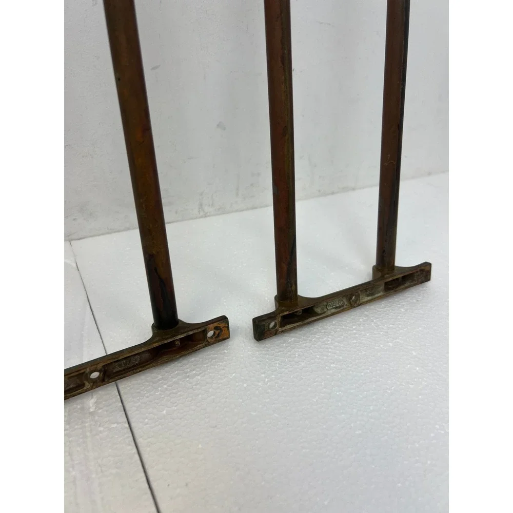 Vintage Yale Brass Wall Towel Racks Pullman Train Set of 5 Industrial Holders